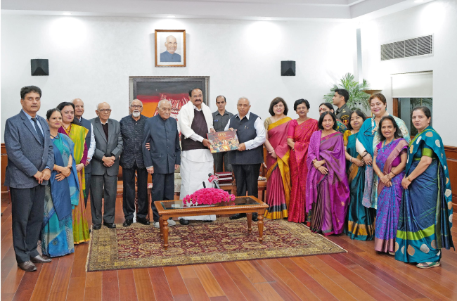 Interaction with Vice-President, Sh Venkaiah Naidu